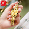 OLEVS Women's Fine Fashion Premium Quality Luxury Style Stainless Steel Bracelet Watch