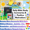Sign-Up & Get The Daily Success Positive Start Newsletter! The Happy Daily Bible Study Tips, Summaries & Positive Success Motivational Newsletter Emails! With Insights To Use Every Day! Win Success Every Day! (Monthly Subscription Program)🙂🏆📈💰🌟🎉🎊