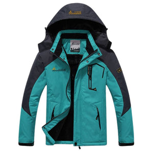 UNCO & BOROR Men's Sports Fashion Sky Blue Coat Jacket Premium Quality Windproof Hooded Thick Winter Parka Coat Jacket - Divine Inspiration Styles