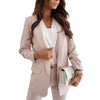 YIHA Women's Elegant Stylish Fashion Office Business Professional Black Blazer Jacket - Divine Inspiration Styles