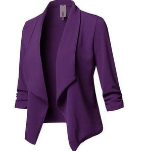 HARPER Women's Fine Fashion Shawl Lapel Business Style Blazer Suit Jacket - Divine Inspiration Styles