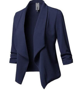 HARPER Women's Fine Fashion Shawl Lapel Business Style Blazer Suit Jacket - Divine Inspiration Styles