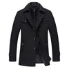 BOLU Design Men's Fashion Premium Quality Long Wool Coat Jacket - Divine Inspiration Styles