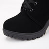 HARTFORD Design Women's Fashion Lace-Up Riding Boots Stylish Plush Fur Winter Boots - Divine Inspiration Styles