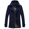 CECE Design Men's Fashion Premium Quality Black Classic Design Long Trench Coat Jacket - Divine Inspiration Styles