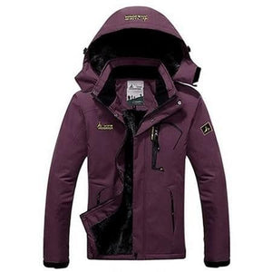 UNCO & BOROR Women's Sports Fashion Red Coat Jacket Premium Quality Windproof Hooded Thick Parka Winter Coat Jacket - Divine Inspiration Styles