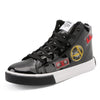 RMEDAL Men's Sports Fashion Metallic Leather Canvas Sneaker Shoes - Divine Inspiration Styles
