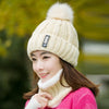 SPK Brand Women's Winter Fashion Gray Knitted Beanie Cap & Infinity Scarf - Divine Inspiration Styles