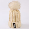 SPK Brand Women's Winter Fashion Black Knitted Beanie Cap & Infinity Scarf - Divine Inspiration Styles