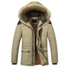 HQI Men's Classic Sports Fashion Fur Collar Hooded Thick Parka Winter Coat Jacket - Divine Inspiration Styles