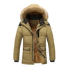 HQI Men's Classic Sports Fashion Fur Collar Hooded Thick Parka Winter Coat Jacket - Divine Inspiration Styles