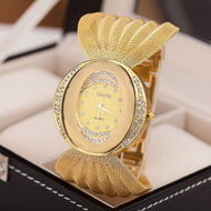 BAOHE Women's Fine Fashion Premium Quality Luxury Style Gold Tone Bracelet Watch - Divine Inspiration Styles