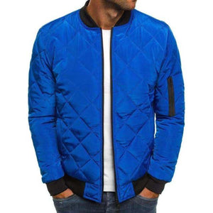 BAZO Design Men's Fashion Premium Quality Navy Blue & White Stripe Zipper Sweater Jacket - Divine Inspiration Styles