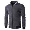 BAZO Design Men's Fashion Premium Quality Navy Blue & White Stripe Zipper Sweater Jacket - Divine Inspiration Styles