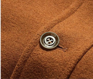 BOLU Design Men's Fashion Premium Quality Long Wool Coat Jacket - Divine Inspiration Styles