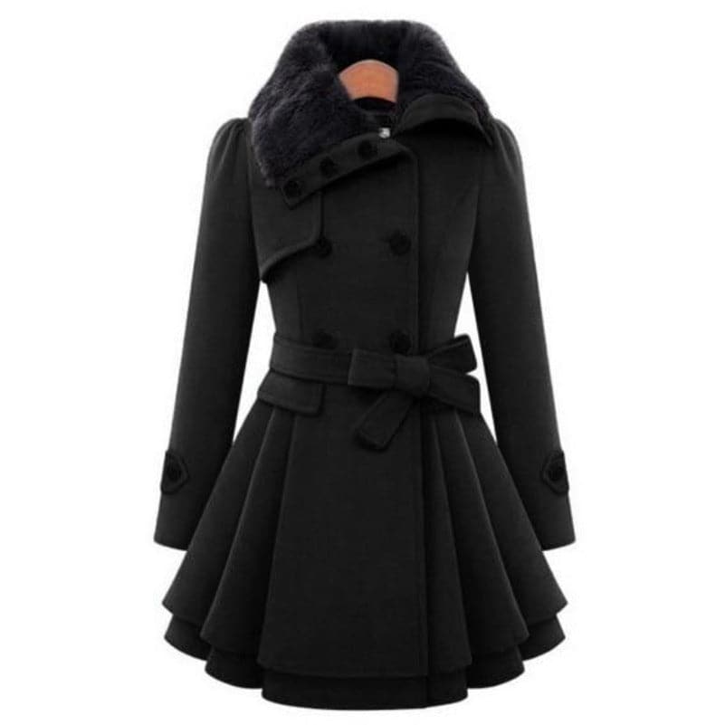 HEATHER Design Women's Fine Fashion Luxury Style Designer Wool Coat Jacket - Divine Inspiration Styles