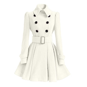 HEATHER Design Women's Fine Fashion Classic Luxury Style Designer Wool Coat Jacket - Divine Inspiration Styles