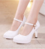 CABRINA Design Women's Stylish Elegant Fashion Buckle Design Pumps Dress Shoes - Divine Inspiration Styles