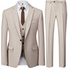 BRADLEY SUITS Men's Fashion Formal Business & Special Events Wear 3-PCS (Jacket + Pants + Vest) Suit Set - Divine Inspiration Styles