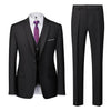 BRADLEY VIP SUITS Men's Fashion Formal Business & Special Events Wear 3 Piece (Jacket + Pants + Vest) White Suit Set - Divine Inspiration Styles