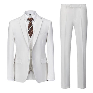 BRADLEY SUITS Men's Fashion Formal Business & Special Events Wear 3-PCS (Jacket + Pants + Vest) Suit Set - Divine Inspiration Styles