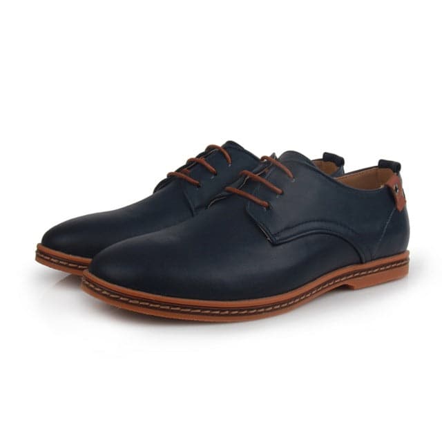 ZXQ Men's Genuine Leather Red Business Dress Shoes – Divine Inspiration  Styles
