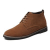 NPZ Men's Genuine Suede Leather Boot Dress Shoes - Divine Inspiration Styles