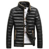 TANGNEST Men's Fashion Navy Blue Coat Jacket Thick Parka Winter Coat Jacket with Sample Guide for Easy Return & Exchange Option for Best Satisfaction - Divine Inspiration Styles