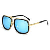 DPZ Men's & Women's Fashion Transparent Black Gold Retro Style Fine Fashion Square Luxury Sunglasses - Divine Inspiration Styles