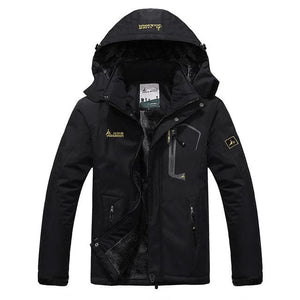 UNCO & BOROR Men's Sports Fashion Khaki Brown Coat Jacket Premium Quality Windproof Hooded Thick Winter Parka Coat Jacket - Divine Inspiration Styles
