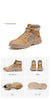 GOLDEN CARMEL Men's Sports Fashion Premium Quality Genuine Leather Outdoors Sports Sneaker Boot Shoes - Divine Inspiration Styles