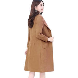 ABIGAIL Design Women's Fine Fashion Elegant Wool Coat Luxury Style Wool Coat Jacket - Divine Inspiration Styles