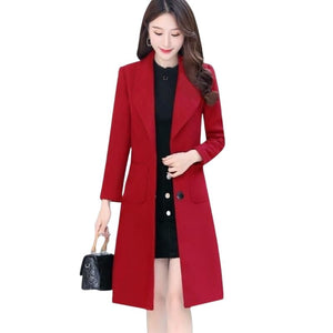 ABIGAIL Design Women's Fine Fashion Elegant Wool Coat Luxury Style Wool Coat Jacket - Divine Inspiration Styles