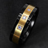 ATOP Design Men's Fashion Stylish Black & Gold Luxury Statement Ring - Divine Inspiration Styles