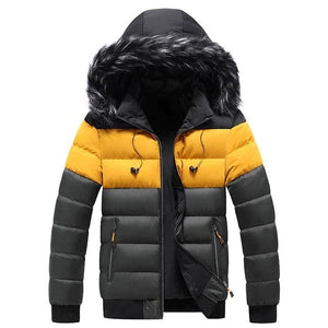 AMANI Design Men's Sports Fashion Premium Quality Thick Parka Hooded Winter Jacket - Divine Inspiration Styles