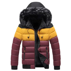 AMANI Design Men's Sports Fashion Premium Quality Thick Parka Hooded Winter Jacket - Divine Inspiration Styles