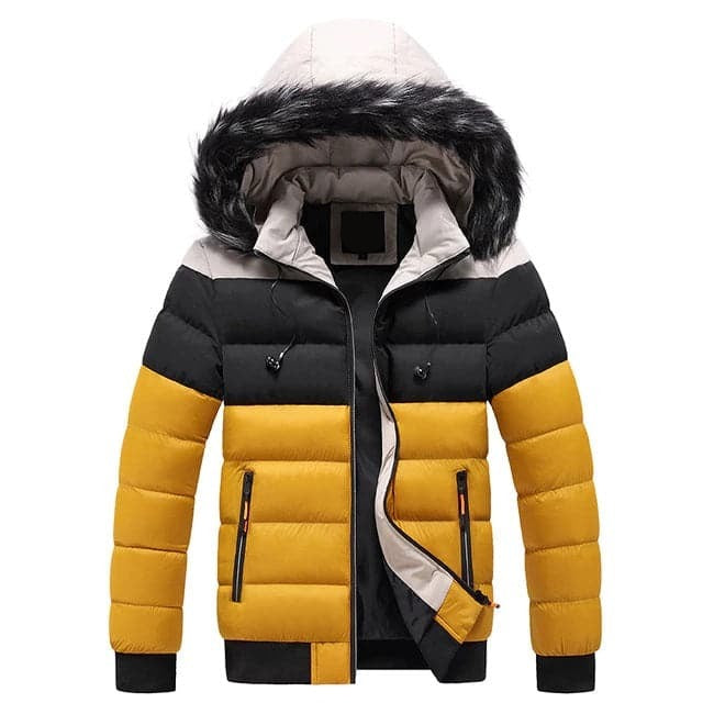 AMANI Design Men's Sports Fashion Premium Quality Thick Parka Hooded Winter Jacket - Divine Inspiration Styles