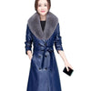 BELLA Design Women's Fine Fashion Luxury Designer Leather Plush Fur Coat - Divine Inspiration Styles