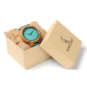 BOBO BIRD Men's & Women's Luxury Style Fashion Genuine Leather Strap Wooden Watch - Divine Inspiration Styles