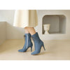 BRIANNA Design Women's Stylish Elegant Fashion Denim Zipper Design Boot Shoes - Divine Inspiration Styles