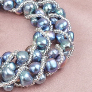 ASHLEY Women's Fine Fashion Genuine Natural Freshwater Pearl Jewelry Set - Divine Inspiration Styles