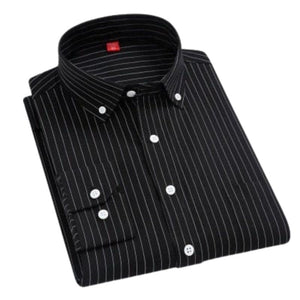 CHEDRA Design Men's Trendy Fashion Plaid Style Casual Business Dress Shirt - Divine Inspiration Styles