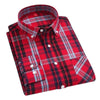 CHEDRA Design Men's Trendy Fashion Plaid Style Casual Business Dress Shirt - Divine Inspiration Styles