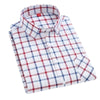 CHEDRA Design Men's Trendy Fashion Plaid Style Casual Business Dress Shirt - Divine Inspiration Styles
