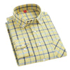 CHEDRA Design Men's Trendy Fashion Plaid Style Casual Business Dress Shirt - Divine Inspiration Styles