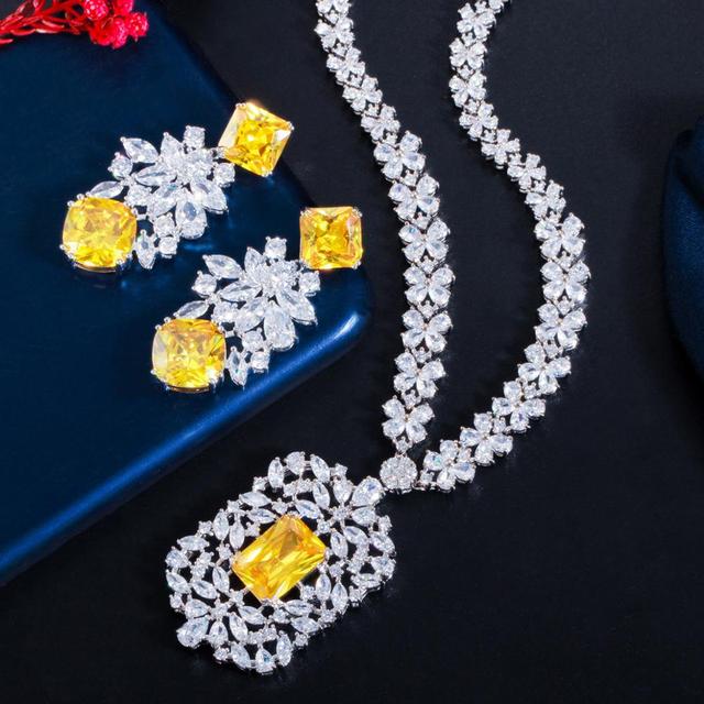 CWW Women's Fashion Elegant Stylish Silver-Plated Luxury Cubic Zirconia Jewelry Set - Divine Inspiration Styles