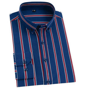 DAYTON Design Men's Fashion Premium Quality Soft Stretch Business Casual Dress Shirt - Divine Inspiration Styles