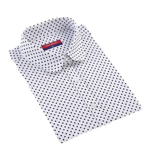 DIOUFOND Women's Fashion Premium Quality Long Sleeves Elegant Polka Dots Dress Shirt - Divine Inspiration Styles