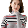 EMG Women's Fine Fashion Autumn Winter Stylish Stripes Designer Sweater - Divine Inspiration Styles