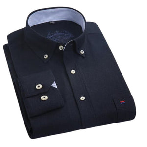 ERIDAN Men's Fashion Premium Top Quality Long Sleeves Regal Design Business Dress Shirt - Divine Inspiration Styles